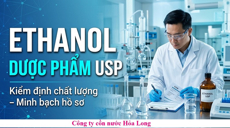 Cồn Ethanol Dược Phẩm Đạt Chuẩn USP: Tiêu Chuẩn Chất Lượng Và Kinh Nghiệm Lựa Chọn Nhà Cung Cấp